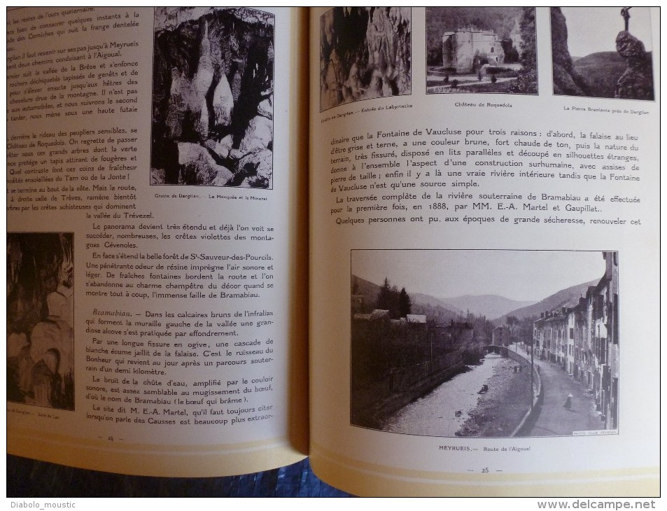 1925  CAUSSES-CEVENNES et GORGES du TARN (La Couvertoirade,Meyrueis,Bl andas,Ispagnac,Mende,Cast elbouc,Millau,La Caze e