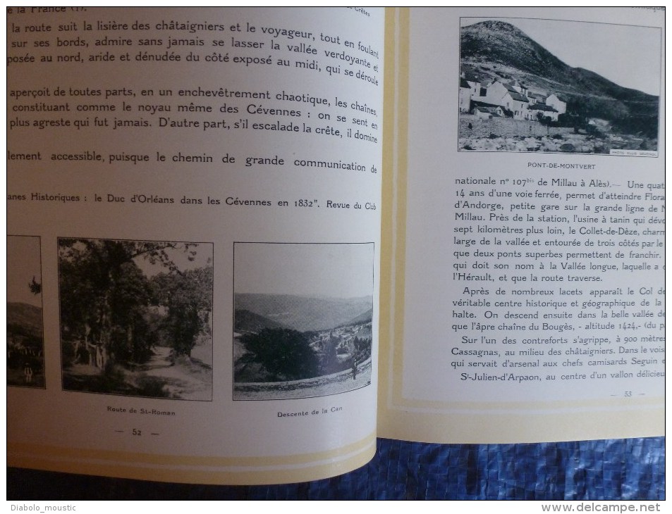 1925  CAUSSES-CEVENNES et GORGES du TARN (La Couvertoirade,Meyrueis,Bl andas,Ispagnac,Mende,Cast elbouc,Millau,La Caze e