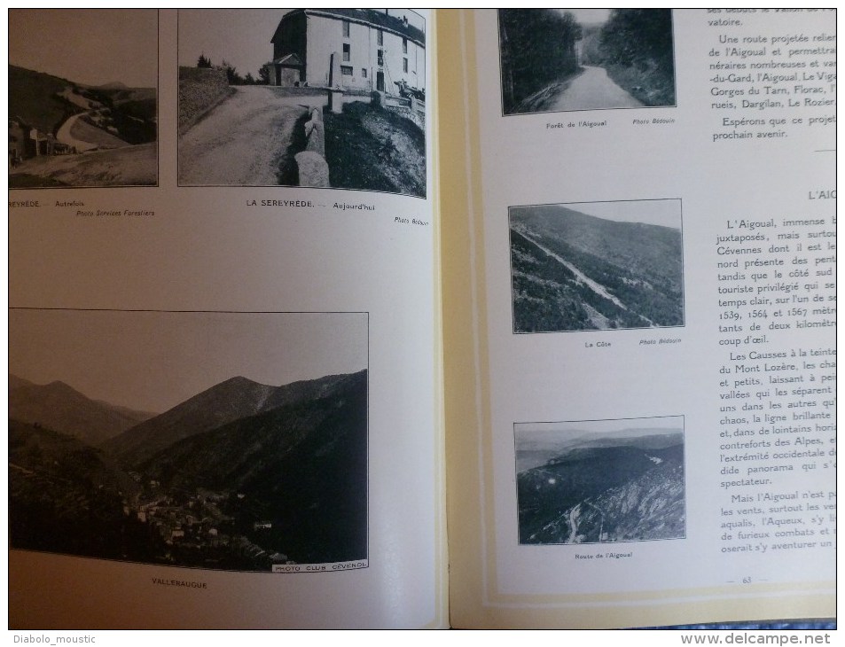 1925  CAUSSES-CEVENNES et GORGES du TARN (La Couvertoirade,Meyrueis,Bl andas,Ispagnac,Mende,Cast elbouc,Millau,La Caze e