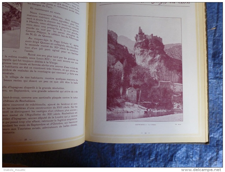 1925  CAUSSES-CEVENNES et GORGES du TARN (La Couvertoirade,Meyrueis,Bl andas,Ispagnac,Mende,Cast elbouc,Millau,La Caze e