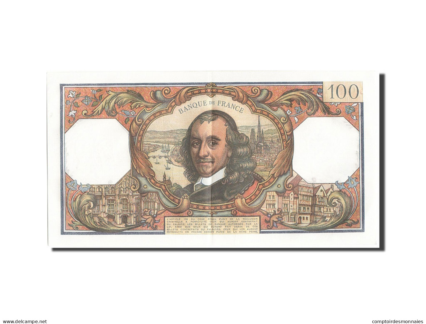 Billet, France, 100 Francs, 100 F 1964-1979 ''Corneille'', 1969, 1969-06-05 - 100 F 1964-1979 ''Corneille''