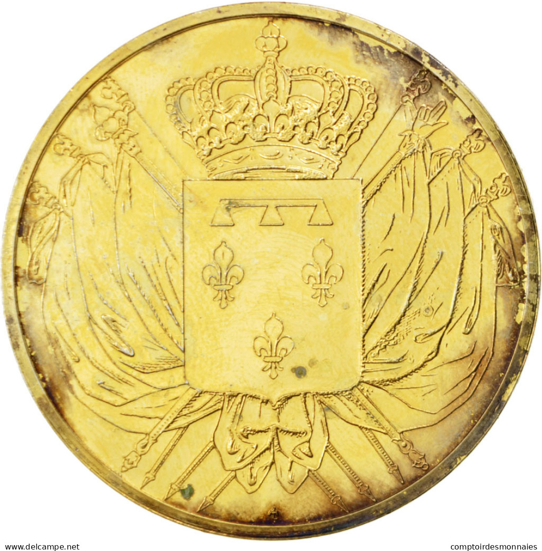 France, Médaille, Louis Philippe I, Vermeil, TTB - Autres & Non Classés