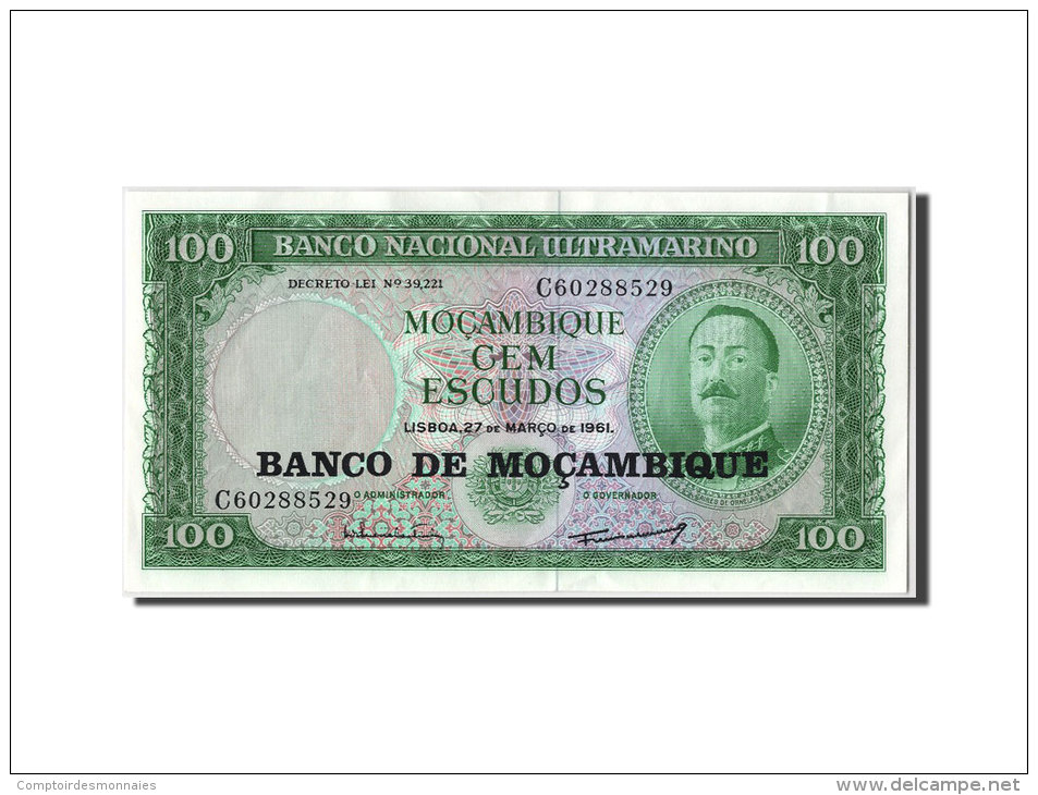 [#303888] Mozambique, 100 Escudos Type Aires De Ornelas - Moçambique