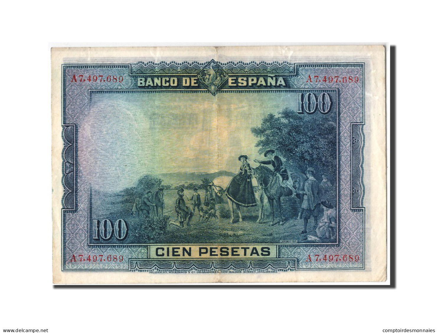 Billet, Espagne, 100 Pesetas, 1928, 1928-08-15, SUP - 100 Peseten