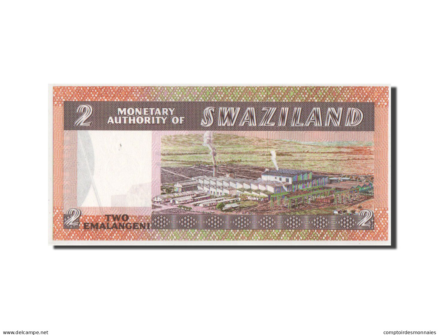 Billet, Swaziland, 2 Emalangeni, SPL+ - Swasiland