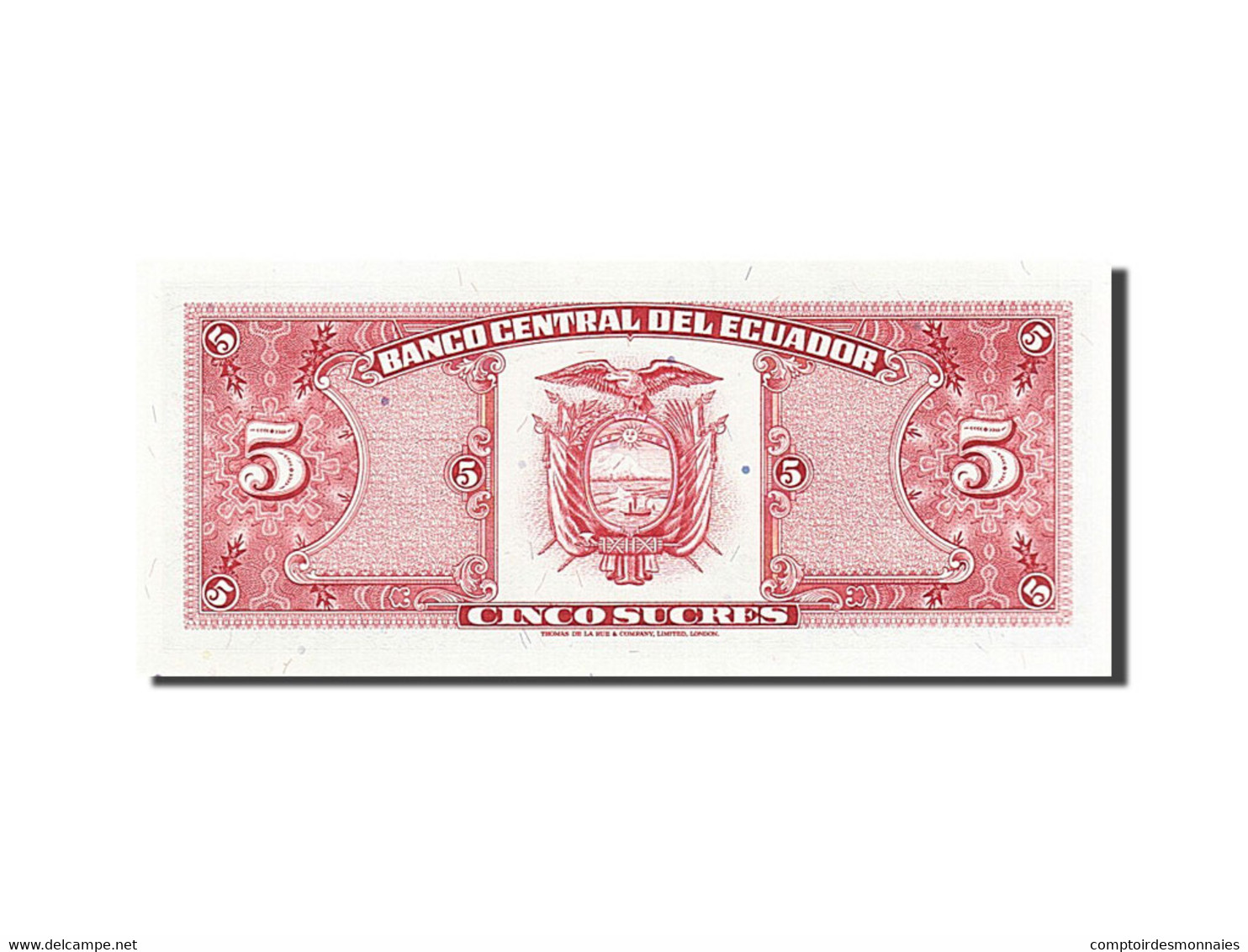 Billet, Équateur, 5 Sucres, 1988, 1988-11-22, NEUF - Equateur