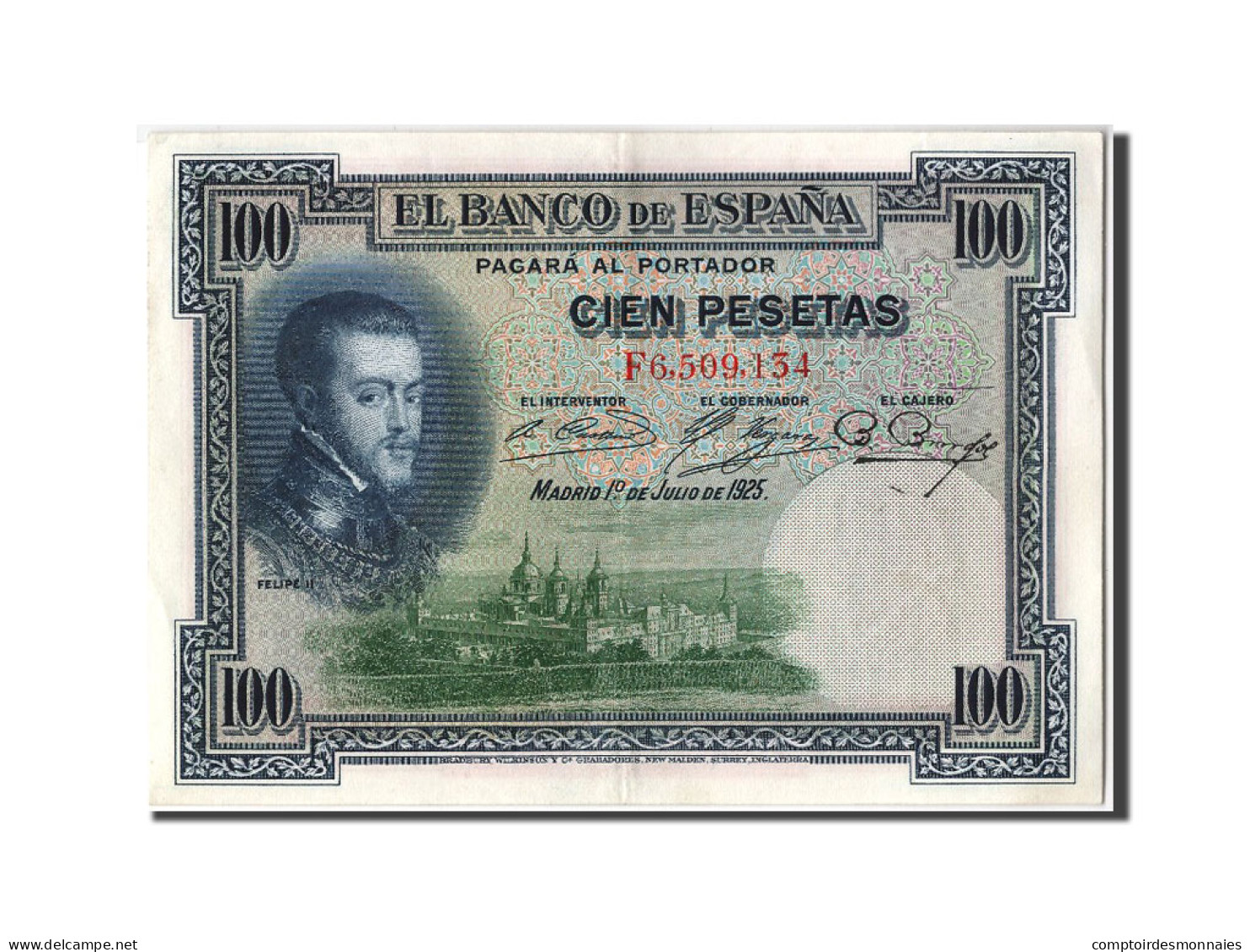 Billet, Espagne, 100 Pesetas, 1925, 1925-07-01, SUP+ - 100 Peseten