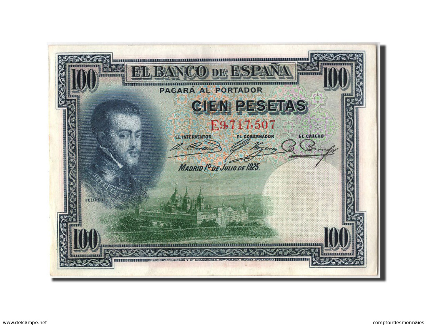 Billet, Espagne, 100 Pesetas, 1925, 1925-07-01, SUP+ - 100 Pesetas