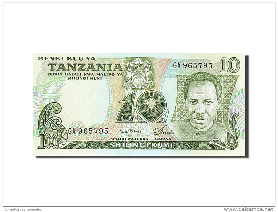 [#255579] Tanzanie, 10 Shilingi, Type Président J. Nyerere - Tanzania