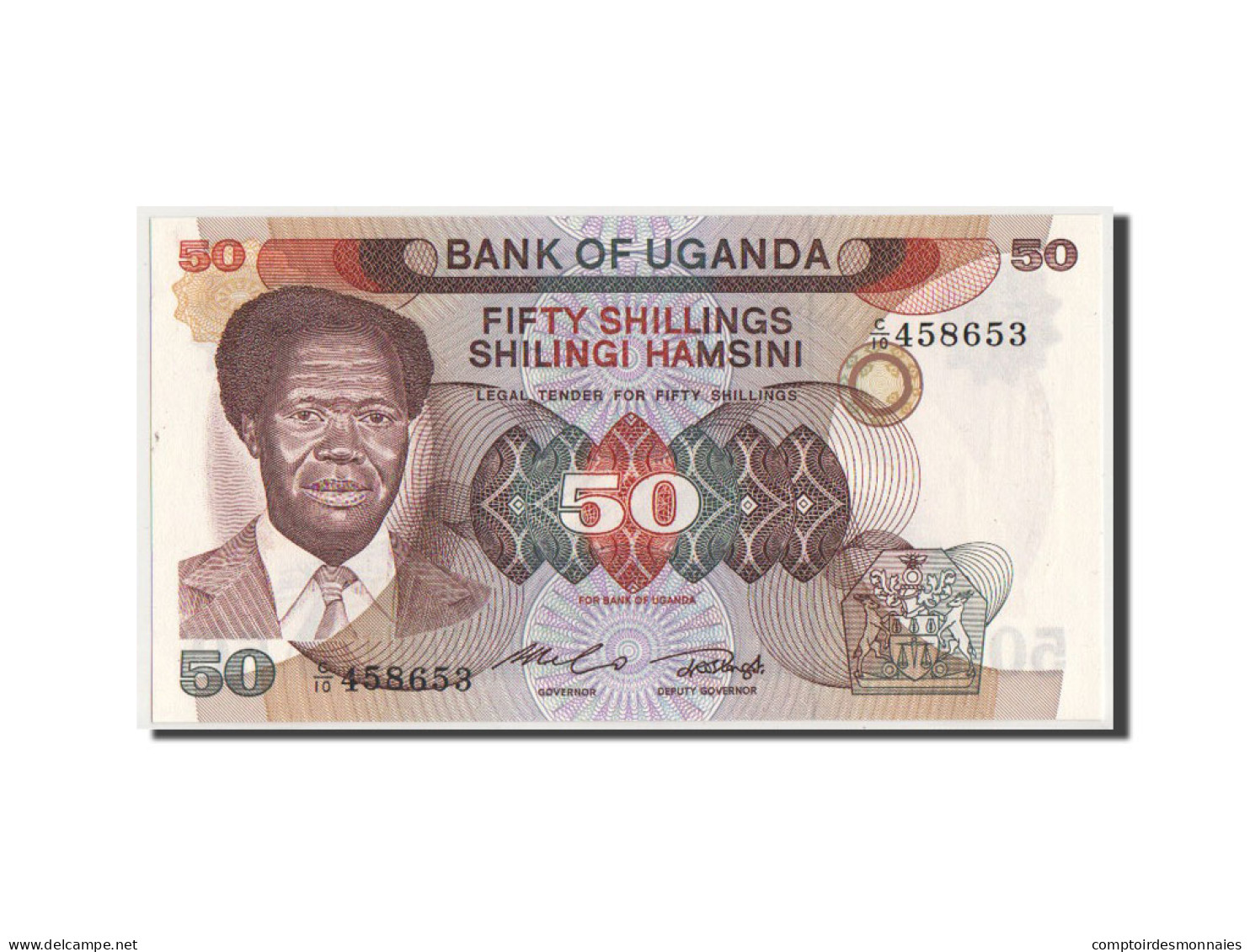 Billet, Uganda, 50 Shillings, SPL - Ouganda