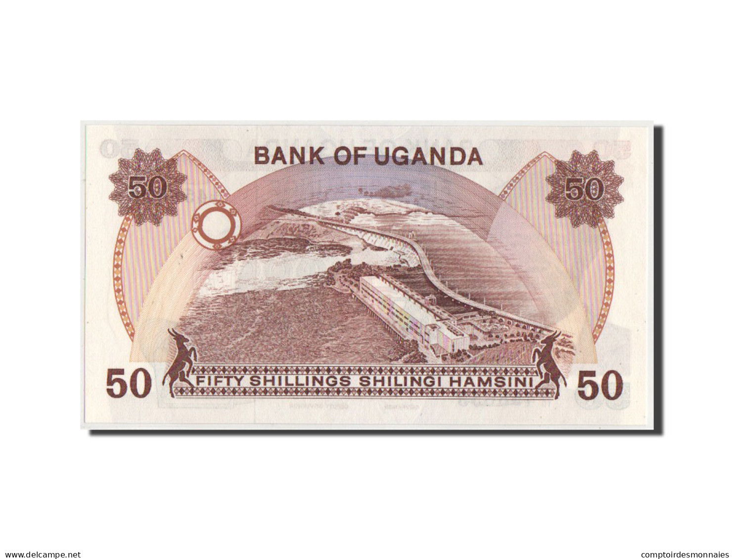 Billet, Uganda, 50 Shillings, SPL - Ouganda