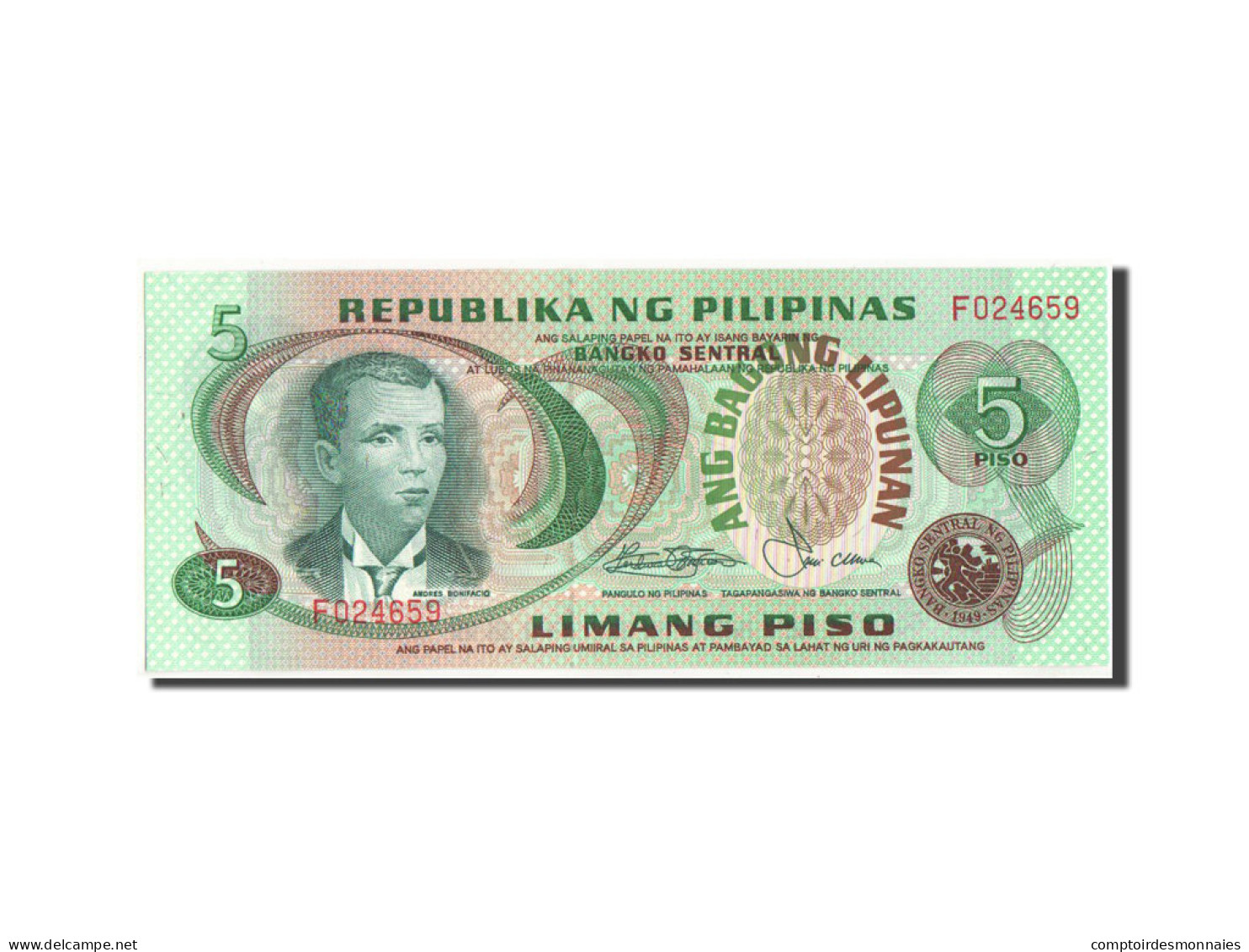 Billet, Philippines, 5 Piso, SPL - Philippinen