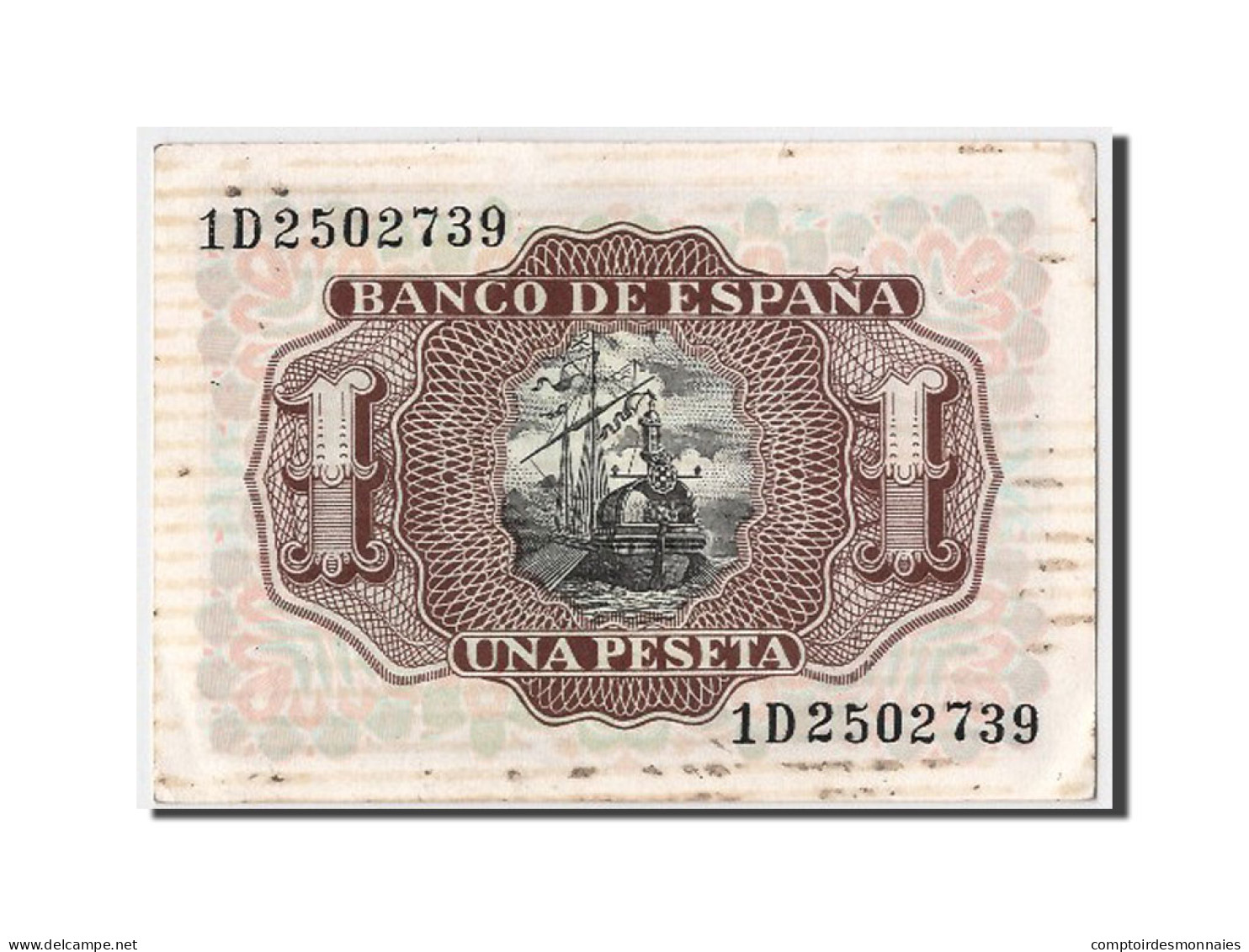 Billet, Espagne, 1 Peseta, 1953, 1953-07-22, SPL - 1-2 Pesetas