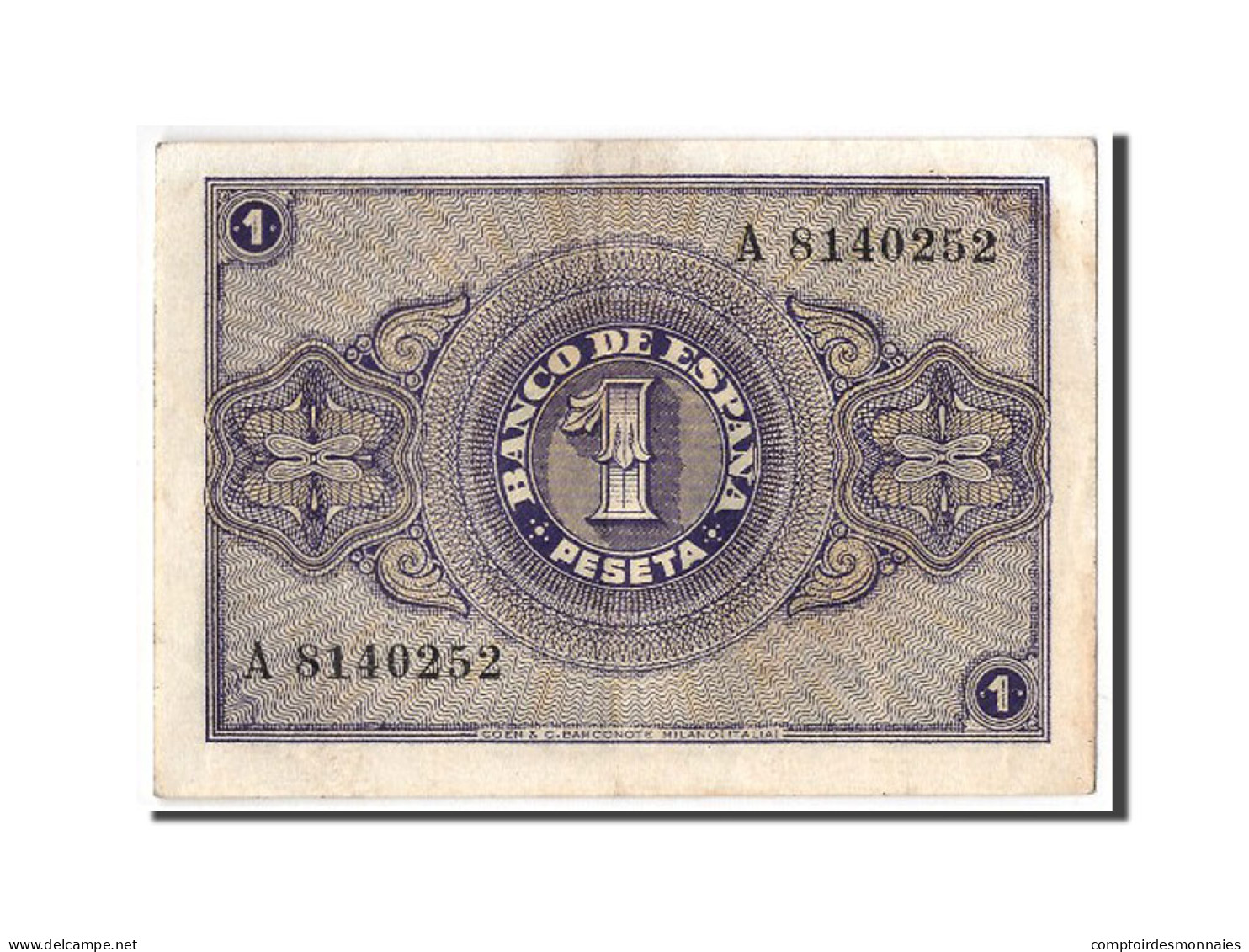 Billet, Espagne, 1 Peseta, 1938, 1938-04-30, SPL - 1-2 Pesetas