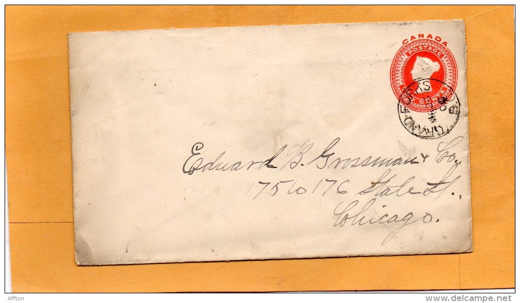 Canada 1900 Cover Mailed To USA - 1860-1899 Reign Of Victoria