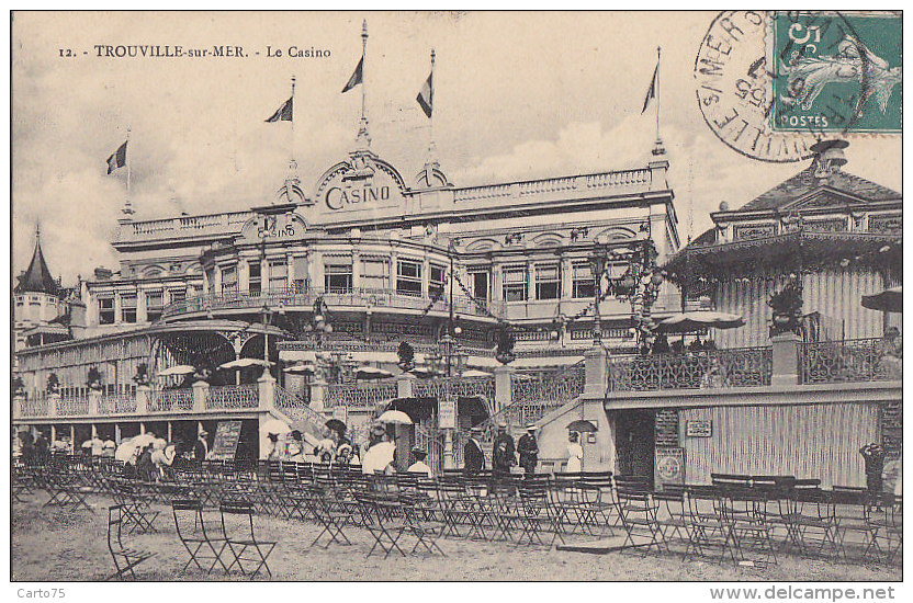 Trouville Sur Mer 14 -  Casino / Cachet 1911 - Trouville