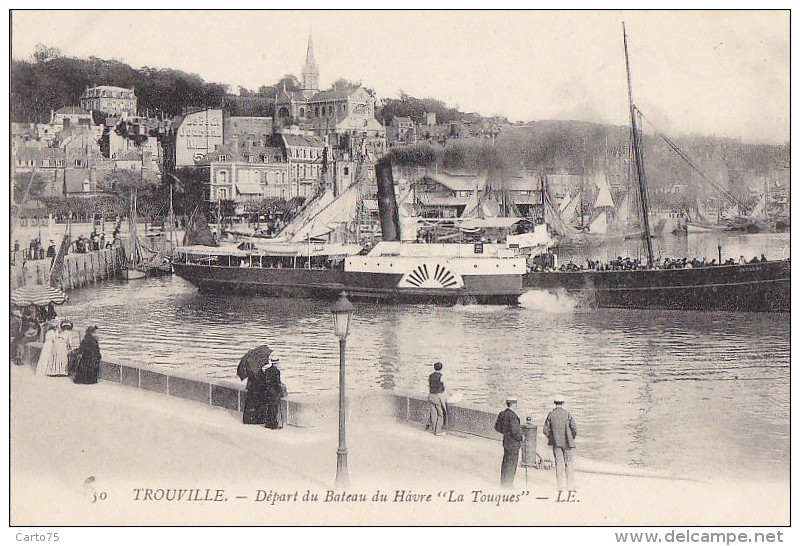 Trouville Sur Mer 14 -  Bateau Vapeur La Touques - Trouville
