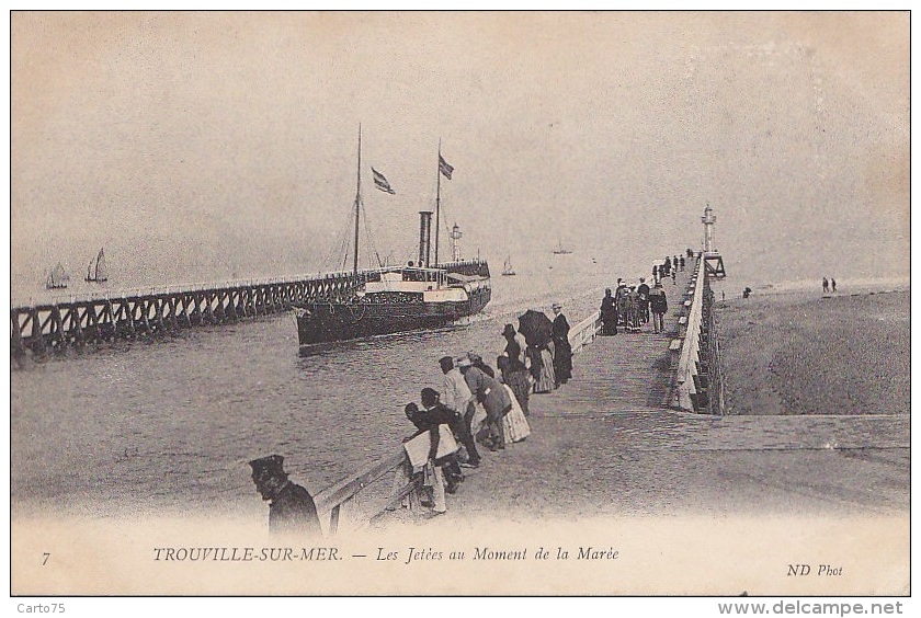 Trouville Sur Mer 14 - Bâteau Vapeur Jetée - ND 7 - Trouville