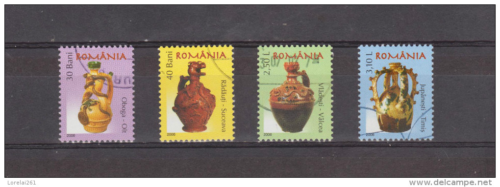 2006 - Serie Courante / Pichets Populaires II  Mi No 6061/6064 - Used Stamps