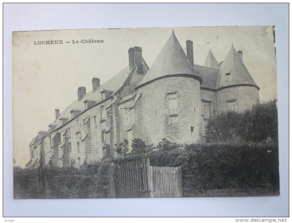 LUCHEUX  (Somme)  :  Le  CHÂTEAU - Lucheux