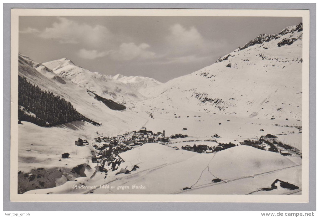 Uri Andermatt 1934-XII-? Andermatt Foto Goetz - Andermatt