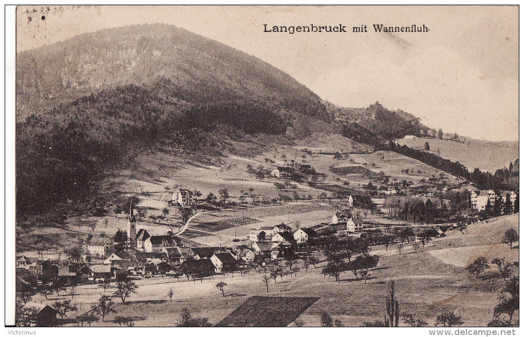 LANGENBRUCK - Mit Wannenfluh - 1914 - Langenbruck