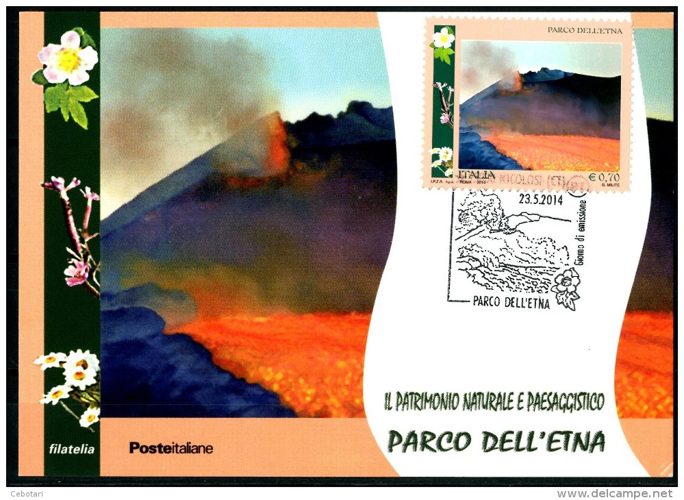 ITALIA / ITALY 2014 - Parco Dell'Etna - Maximum Card - Maximum Cards