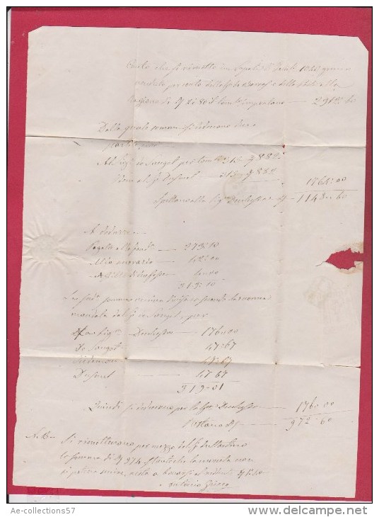 ITALIE  //  LETTRE DE FOGGIA  //  POUR NAPOLI  //   1862 - Macchine Per Obliterare (EMA)