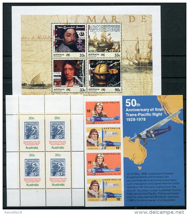 Australie      collection de timbres **  entre 1957 et 1989  plus de 950 € de cote (10 scans)