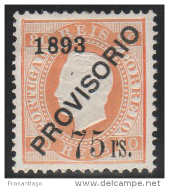 PORTUGAL 1893 - Yvert #95 - MLH * - Usado