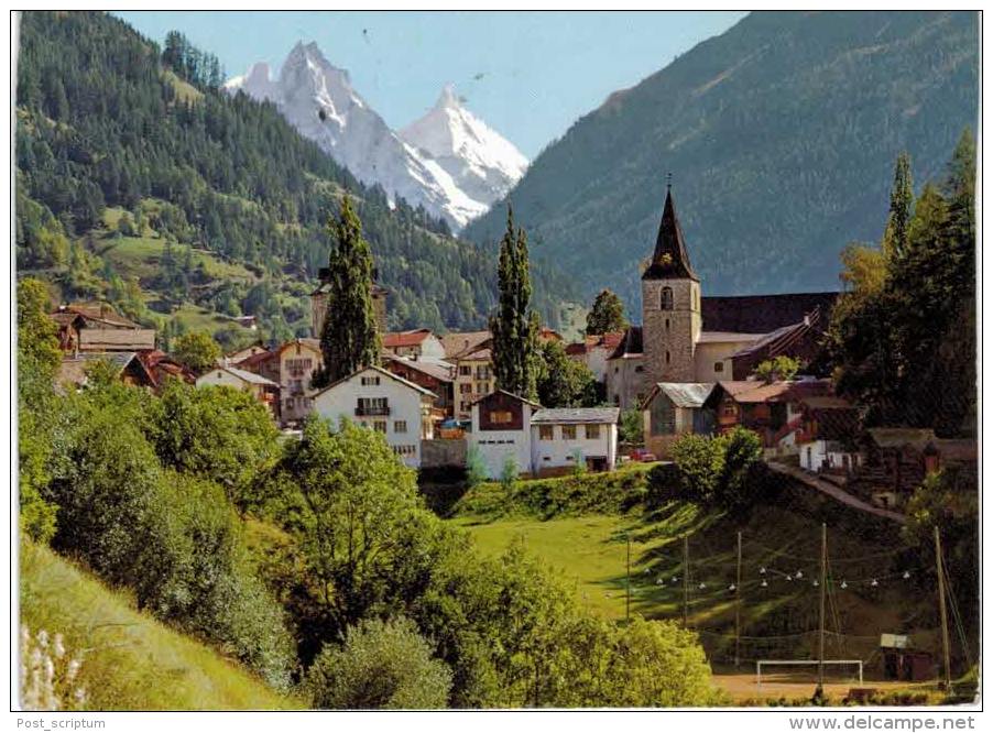 Suisse - Vissoie - Val D'Anniviers Avec Le Besso Et L'Obergabelhorn - Vissoie