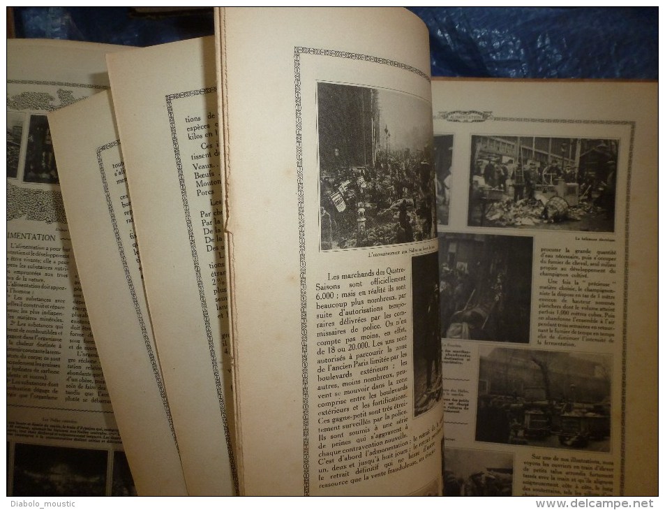 19?? LE MONDE ET LA SCIENCE : 2e livraison :suite de ACCLIMATATION 4pages; ALCOOL 11 pges; ALIMENTATION 17 pages à suivr