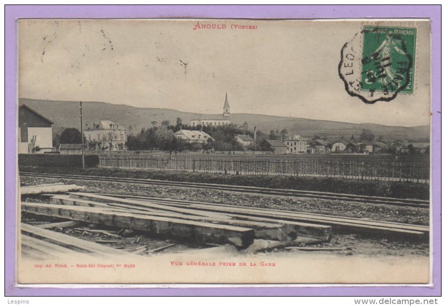 88 - ANOULD --  Vue Générale Prise De La Gare - Anould