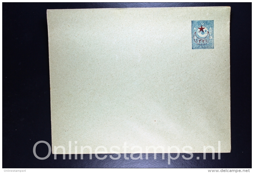 Postes Ottomanes: Letter Enveloppe War Period  Isfl. AN 138,  153 X 123 Mm, Cut Type II - Cartas & Documentos