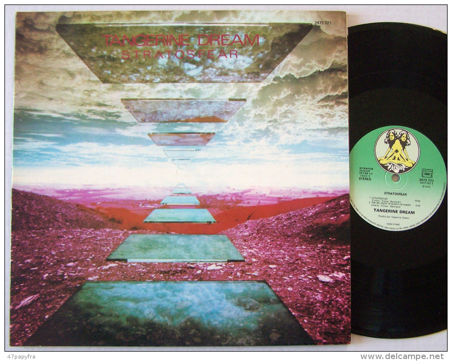 TANGERINE DREAM LP Original 1976 Stratosfear (Made In FRANCE) MINT / MINT - Disco, Pop