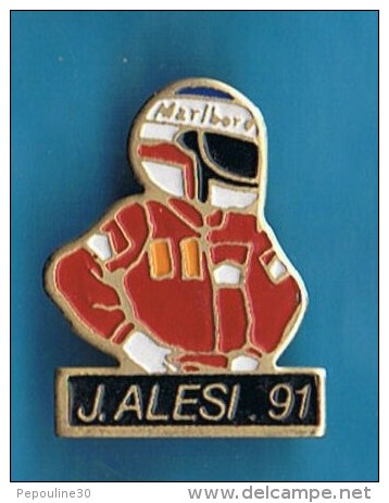 PIN´S //    . PILOTE J.ALESI 91. - Automobile - F1