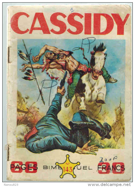 CASSIDY .N° 143. 1er Oct. 1958. éd. IMPERIA. - Petit Format
