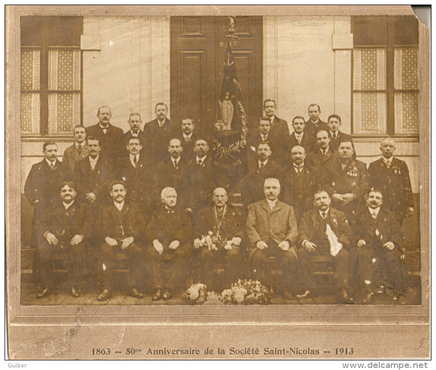 Namur 50eme Anniversaire De La Societé Saint Nicolas 1863/1913 Photographie Verbeken Bas De La Place - Namen