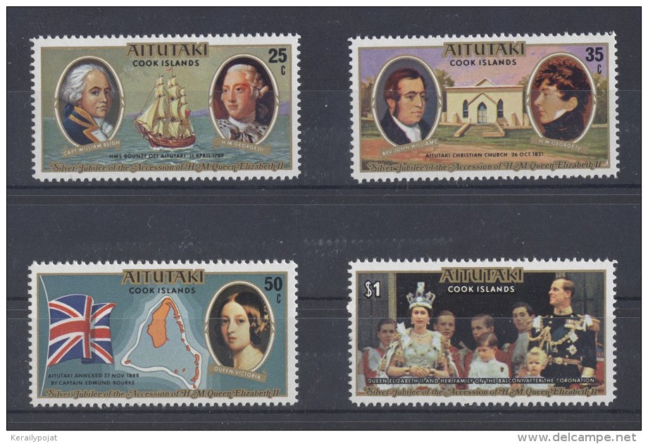 Aitutaki - 1977 Queen Elizabeth II MNH__(TH-4223) - Aitutaki