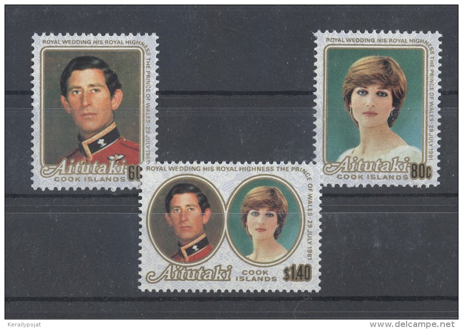 Aitutaki - 1981 Prince Charles And Diana Spencer MNH__(TH-6060) - Aitutaki