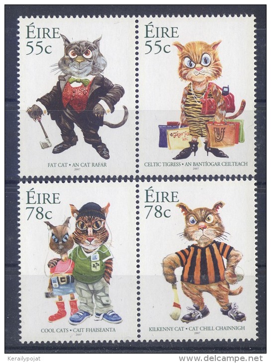 Ireland - 2007 Celtic Cats MNH__(TH-1531) - Ongebruikt