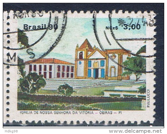 BR+ Brasilien 1990 Mi 2343 Kirche - Usados