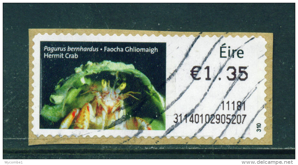 Wholesale/Bundleware  IRELAND - 2010 Post And Go Label  Hermit Crab (Values And Usage Vary)  Used X 10 - Vignettes D'affranchissement (Frama)