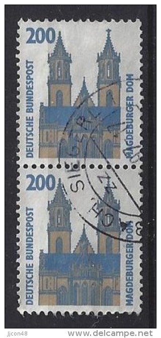 Germany  1993   Sehenswurdigkeiten  (o)  Mi.1665 R I1  (Nr. 310 ?) See Scans - Rolstempels