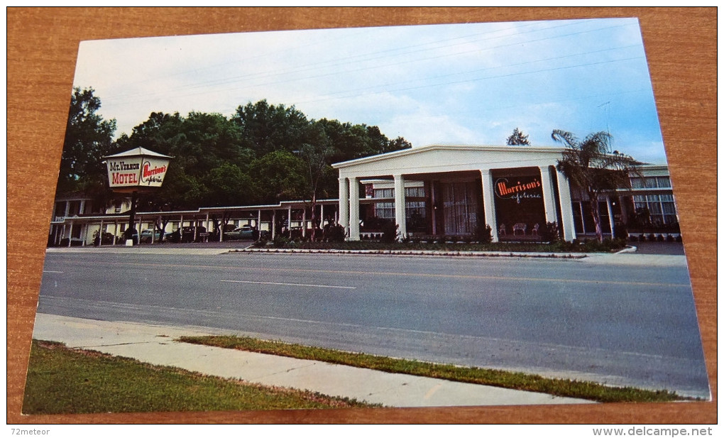 Morrison´s Cafeteria Mt Vernon Motel 1956 Chevy Buick Cars Ocala FL 1950s Scenic Postcard - Ocala