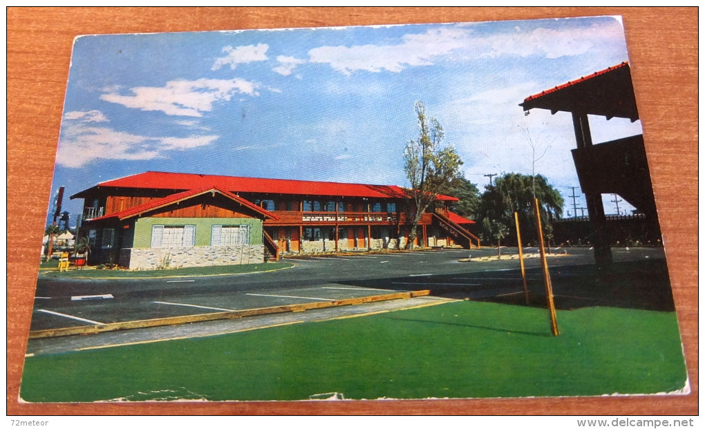 Rancho Del Rey Motel Clement Street Oakland CA 1950s Scenic Postcard - Oakland