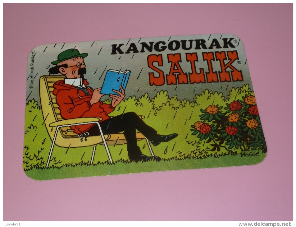 AUTOCOLLANT KANGOURAK SALIK HERGE PROFESSEUR TOURNESOL équipe Tintin - Stickers