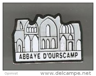 34581-Pin's.Abbaye D Ourscamp - Cities