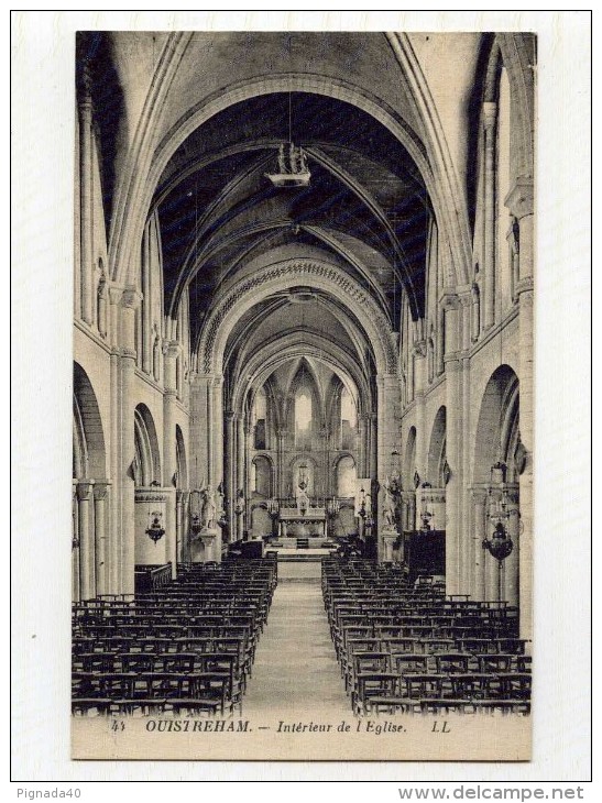 CP , 14 , OUISTREHAM , Intérieur De L'Eglise - Ouistreham