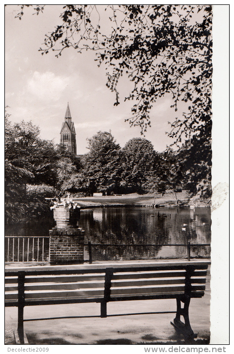 BF14982 Nordseebad Wilhelmshaven Kurpark Mit Kath Kirch Germany Front/back Image - Wilhelmshaven